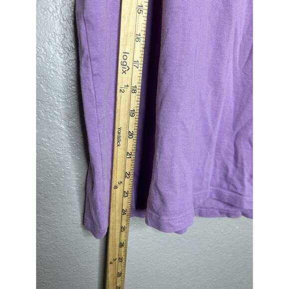 Life is Good Soccer Ball T Shirt Size Lavender Purple Short Sleeve Size Large - Picture 5 of 9